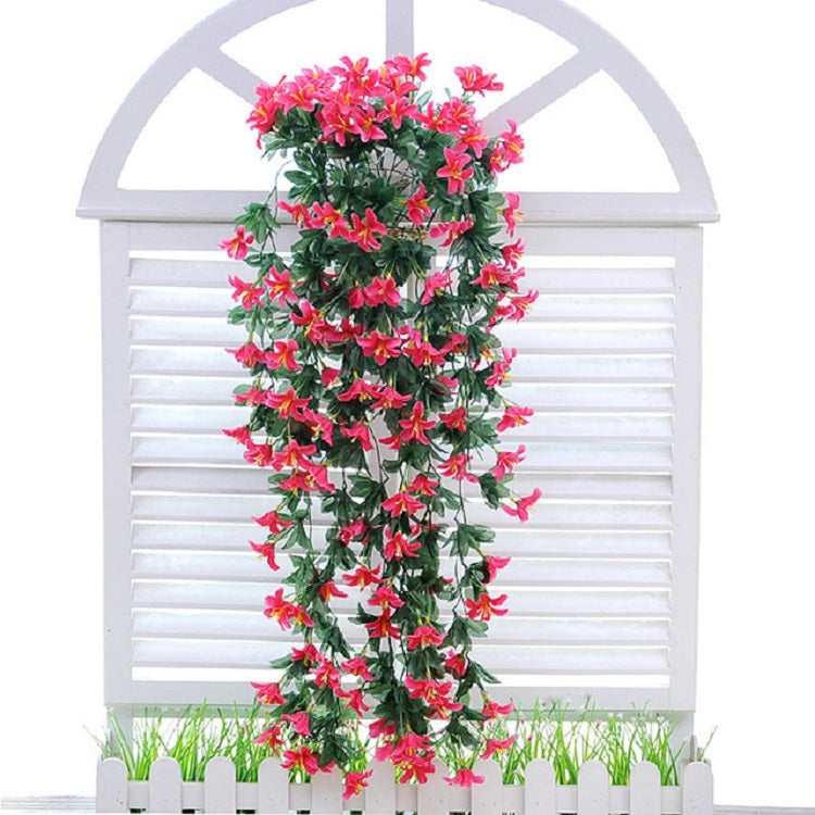 Fiore artificiale giglio appeso a parete 80 cm