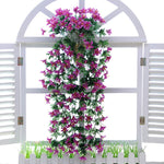 Fiore artificiale giglio appeso a parete 80 cm