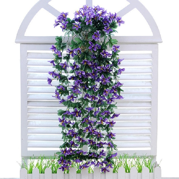 Fiore artificiale giglio appeso a parete 80 cm
