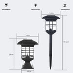 Lampada da parete solare impermeabile per giardino 5W