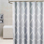 Tenda da doccia impermeabile bagno grigio chiaro