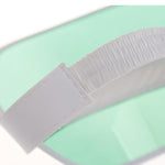 Visiera parasole trasparente in PVC regolabile 2 pezzi