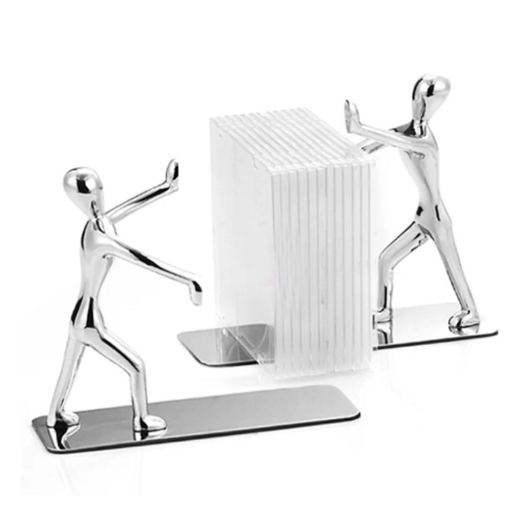 Fermalibri decorativi a coppia in metallo 22 x 20 cm - immagine 3