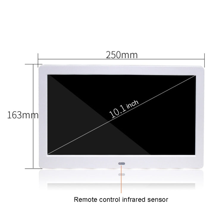 Cornice digitale LED 10,1 pollici con telecomando e memoria SD