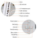 Cornice digitale LED 10,1 pollici con telecomando e memoria SD