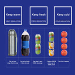 Set tazze isolanti per borsa acqua calda 1.1-2L