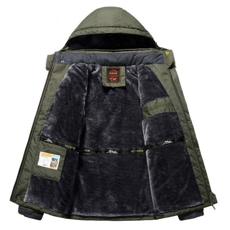 Giacca militare in pile antivento impermeabile uomo