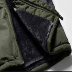 Giacca militare in pile antivento impermeabile uomo