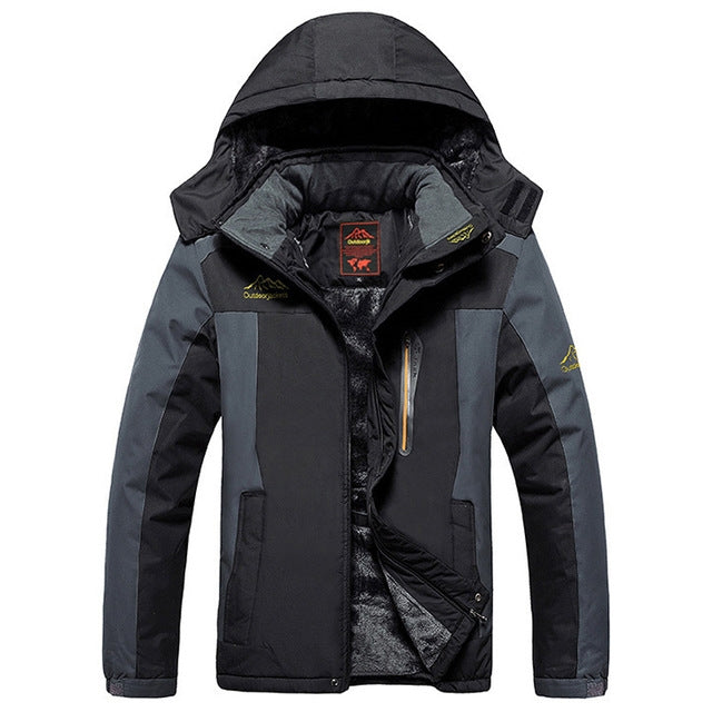 Giacca militare in pile antivento impermeabile uomo