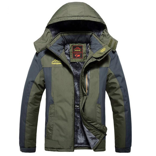 Giacca militare in pile antivento impermeabile uomo