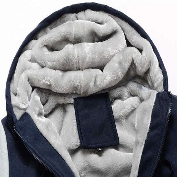 Parka invernale uomo con cappuccio antivento caldo