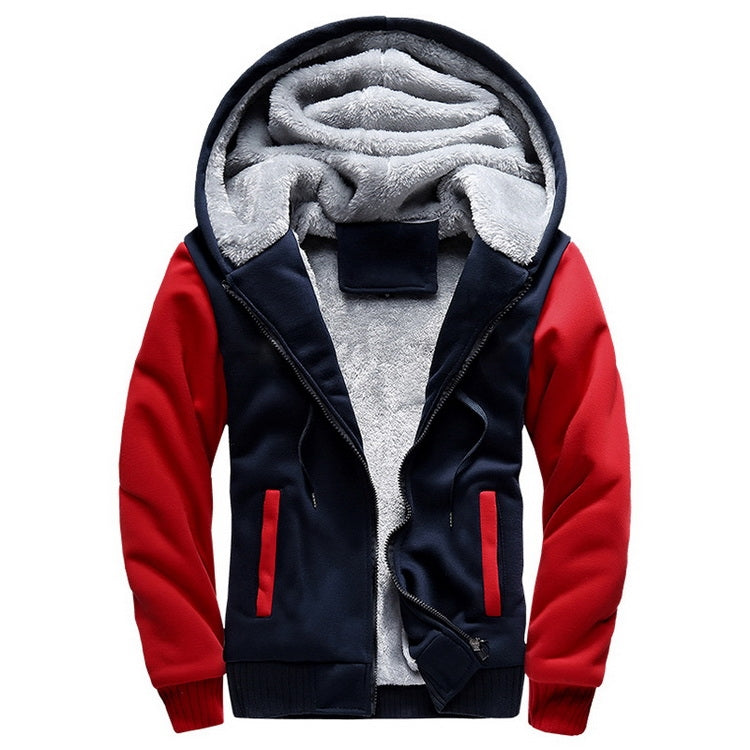 Parka invernale uomo con cappuccio antivento caldo