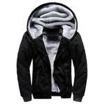 Parka invernale uomo con cappuccio antivento caldo