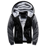 Parka invernale uomo con cappuccio antivento caldo