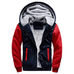 Parka invernale uomo con cappuccio antivento caldo