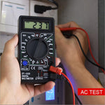 Multimetro digitale DT830B con display LCD e test diodi - immagine 8