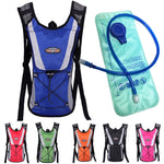 Zaino ciclismo e sport outdoor con sacca acqua 2L