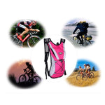 Zaino ciclismo e sport outdoor con sacca acqua 2L