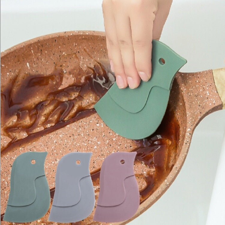 Set 4 Raschietti da Cucina Morbidi a Forma di Pinguino