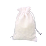 50 sacchetti regalo in lino di iuta con coulisse 10x14cm