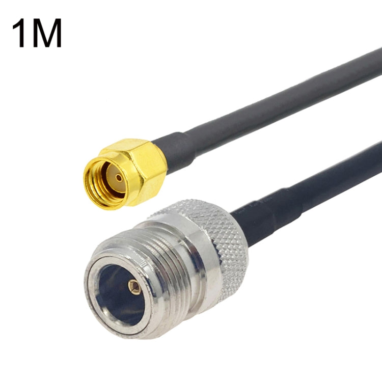Cavo adattatore coassiale RG58 RP-SMA maschio a N femmina - immagine 2