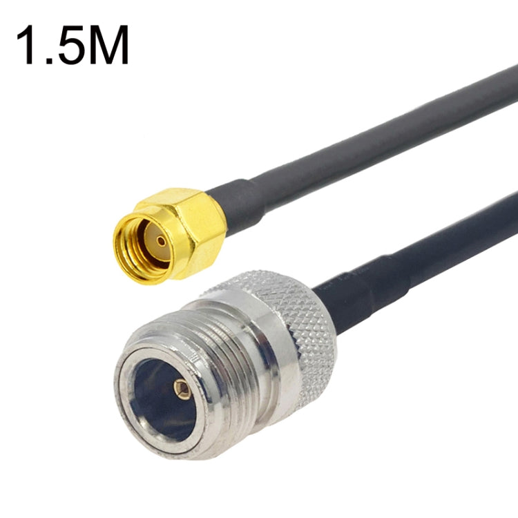 Cavo adattatore coassiale RG58 RP-SMA maschio a N femmina - immagine 3