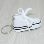 Ciondolo portachiavi sneaker mini scarpe in tela 2 pezzi