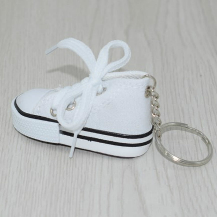 Ciondolo portachiavi sneaker mini scarpe in tela 2 pezzi