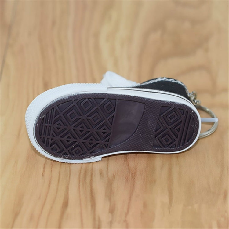 Ciondolo portachiavi sneaker mini scarpe in tela 2 pezzi