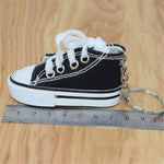 Ciondolo portachiavi sneaker mini scarpe in tela 2 pezzi