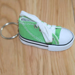 Ciondolo portachiavi sneaker mini scarpe in tela 2 pezzi