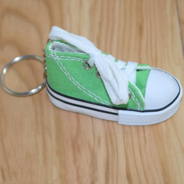 Ciondolo portachiavi sneaker mini scarpe in tela 2 pezzi