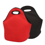Borsa da pranzo portatile in neoprene con cerniera