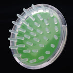 Spazzola massaggio testa in PVC siliconico portatile