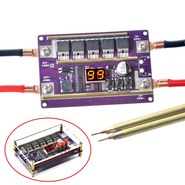 Batteria al piombo 12V con display digitale per saldatrice a punt