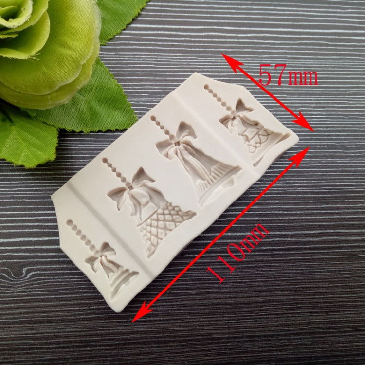 Set 2 stampi in silicone alimentare campane di Natale
