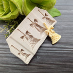 Set 2 stampi in silicone alimentare campane di Natale