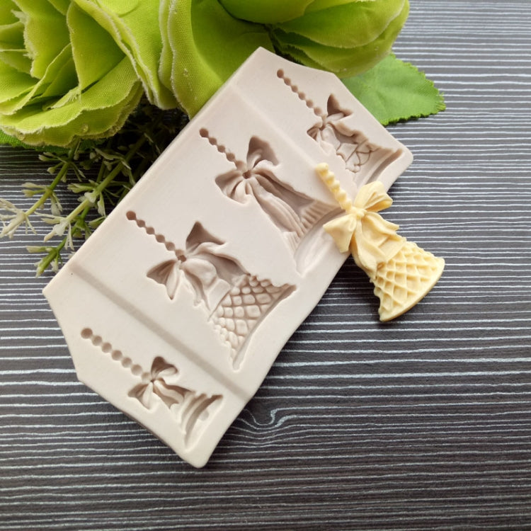 Set 2 stampi in silicone alimentare campane di Natale