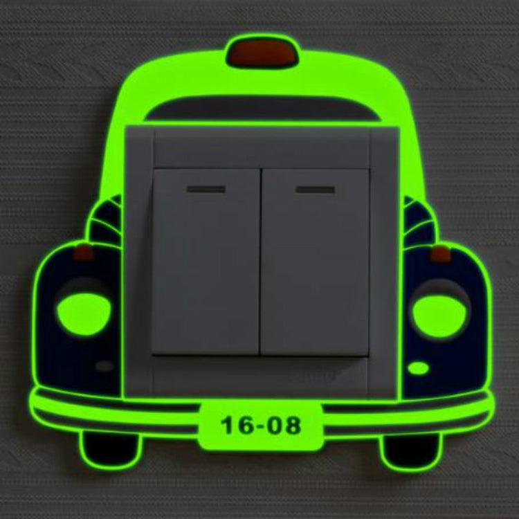 2 adesivi in silicone per interruttori luminosi 8,5x8,5 cm