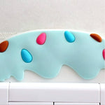 2 adesivi in silicone per interruttori luminosi 8,5x8,5 cm