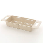 Scolapiatti regolabile in plastica per lavello 41x22x11 cm