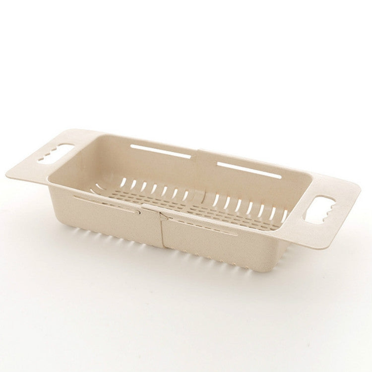 Scolapiatti regolabile in plastica per lavello 41x22x11 cm