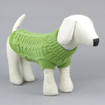 Maglione orsacchiotto in maglia per cani, tinta unita