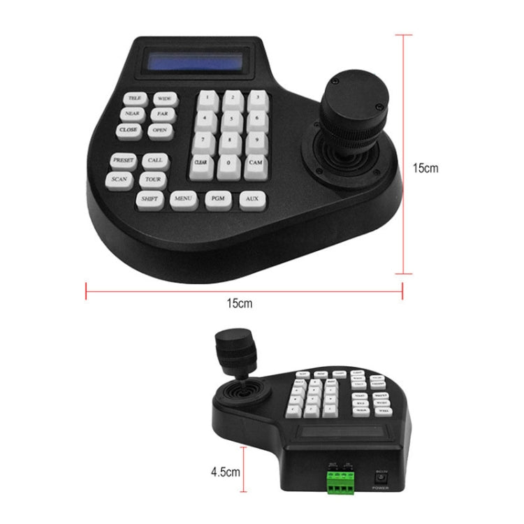 Tastiera controllo cupola analogica RS485 PTZ 2-4 assi