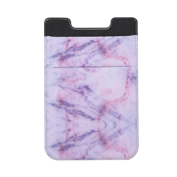 Clip adesiva porta carte smartphone motivo marmo