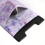 Clip adesiva porta carte smartphone motivo marmo