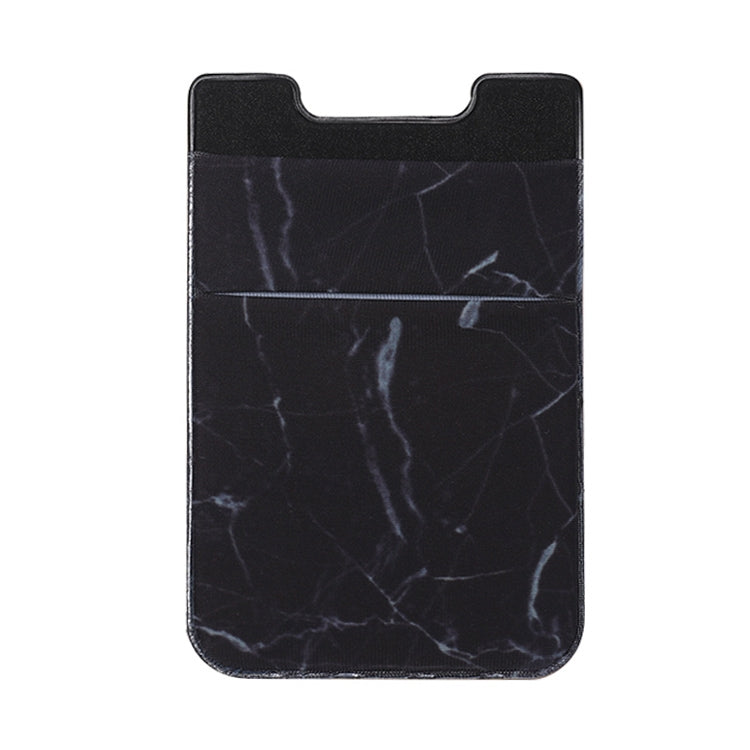 Clip adesiva porta carte smartphone motivo marmo