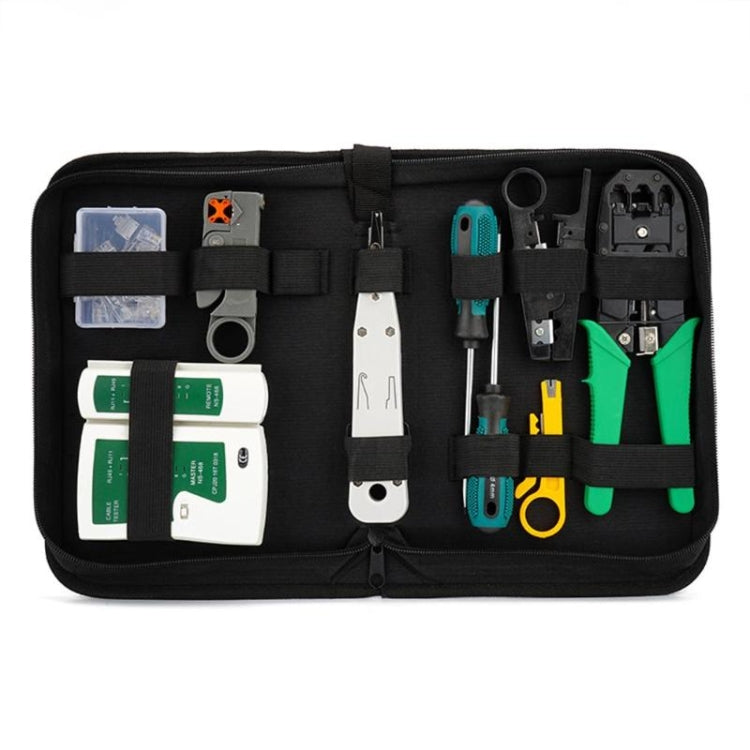 Set strumenti tester e riparazione cavi di rete 12 in 1