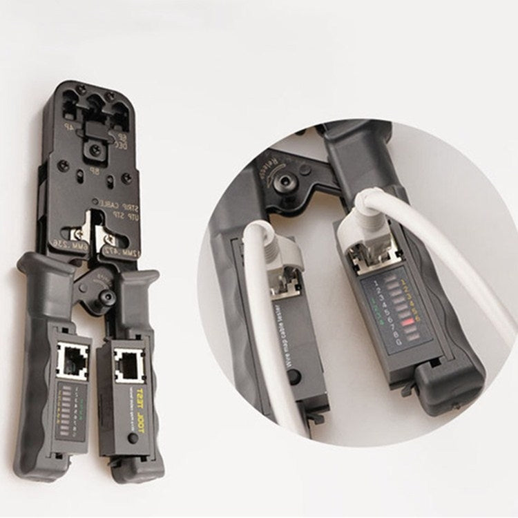 Pinza crimpatrice per cavi 4P, 6P e 8P con tester integrato - immagine 4