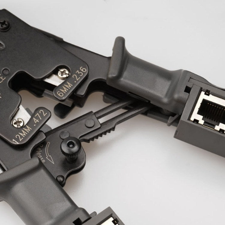 Pinza crimpatrice per cavi 4P, 6P e 8P con tester integrato - immagine 5